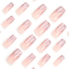12 Sizes-24 Pcs Press On Nails JP3053