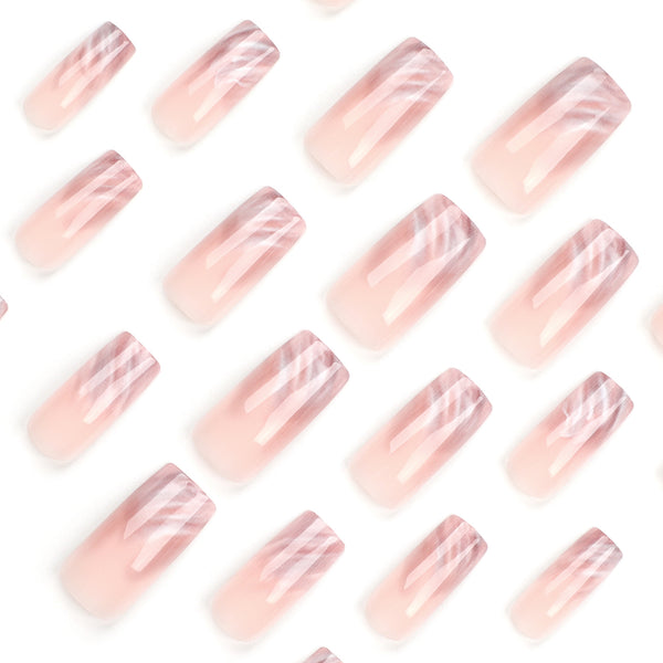 12 Sizes-24 Pcs Press On Nails JP3053