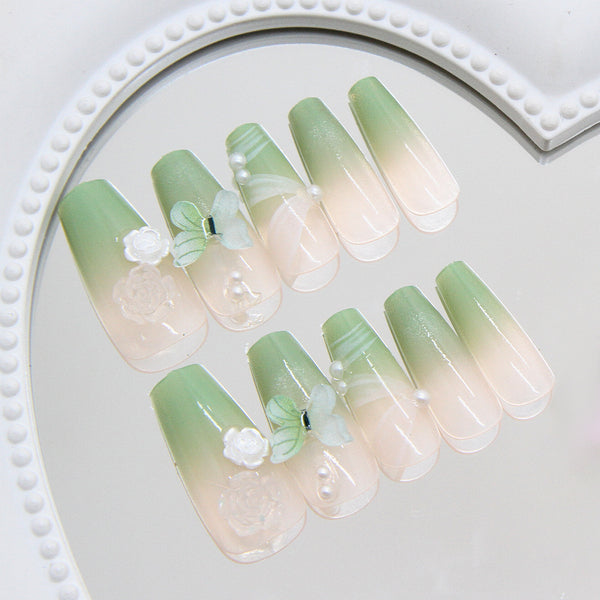 12 Sizes-24 PcsPress On Nails Z1142