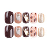 12 Sizes-24 Pcs Press On Nails JP1326