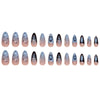 12 Sizes-24 Pcs Press On Nails Z901