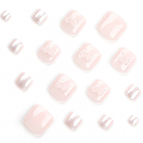 12 Sizes-24 Pcs Press On Nails JP3221