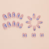 12 Sizes-24 Pcs Press On Nails W1652