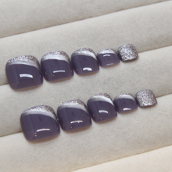 12 Sizes-24 Pcs Press On Nails F162