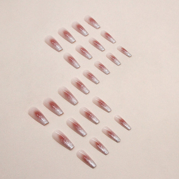 12 Sizes-24 Pcs Press On Nails W1294