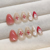 12 Sizes-24 Pcs Press On Nails Z935