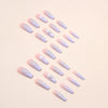 12 Sizes-24 Pcs Press On Nails Z640