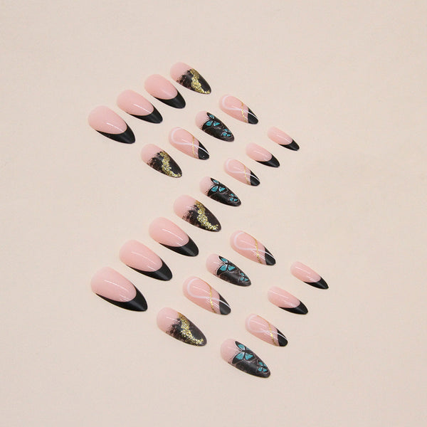 12 Sizes-24 Pcs Press On Nails W463