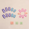 12 Sizes-24 Pcs Press On Nails W1282