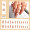 Almond French Glossy Medium Press on Nails