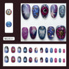 12 Sizes-24 Pcs Press On Nails W2031