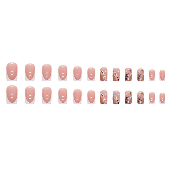 12 Sizes-24 Pcs Press On Nails W361