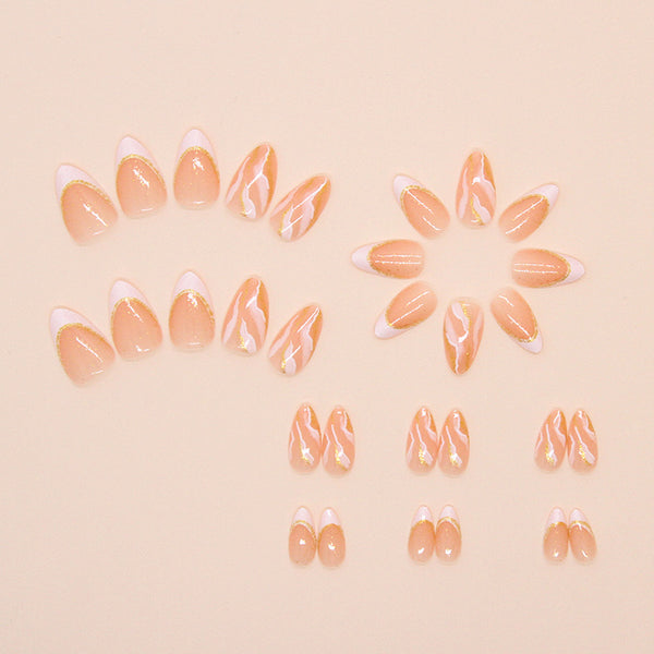 30 Pcs Press On Nails W1721