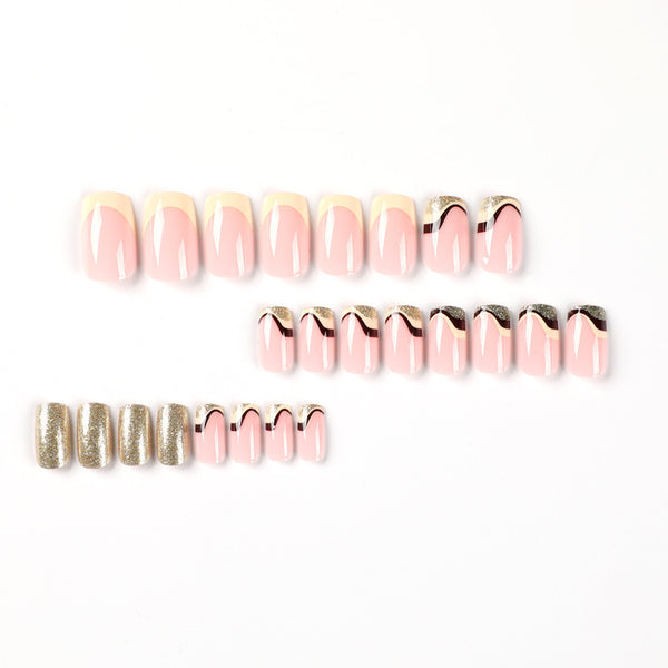 12 Sizes-24 Pcs Press On Nails JP2215