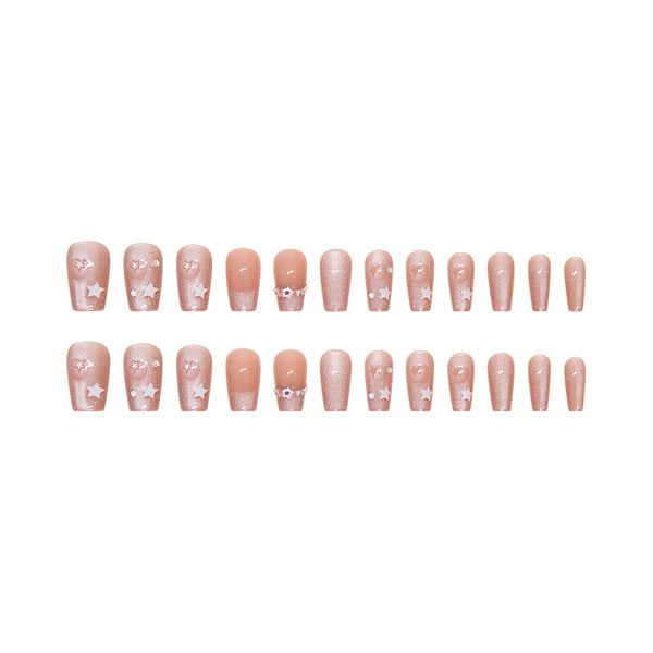 12 Sizes-24 Pcs Press On Nails Z848