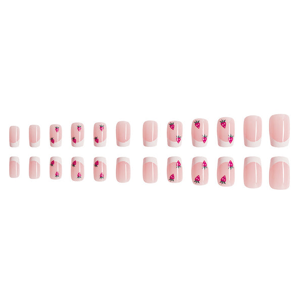 12 Sizes-24 Pcs Press On Nails C267