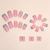 12 Sizes-24 Pcs Press On Nails W1381