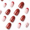 12 Sizes-24 Pcs Press On Nails JP1919