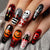 12 Sizes-24 Pcs Press On Nails Y1126
