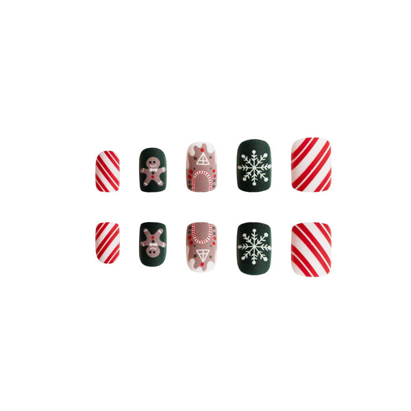 12 Sizes-24 Pcs Press On Nails C052