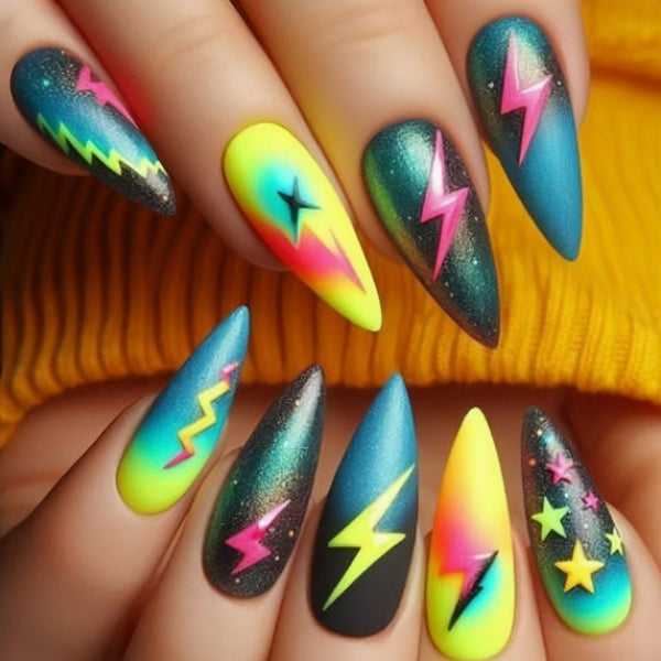 12 Sizes-24 Pcs Press On Nails Y557