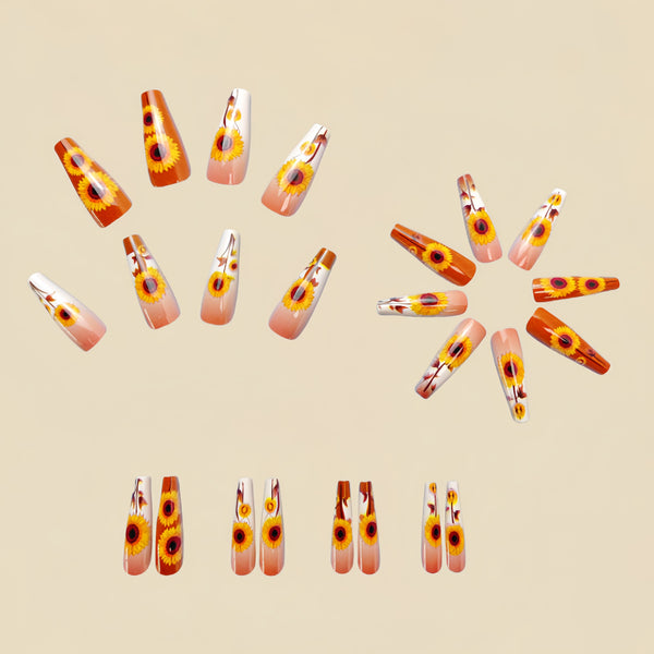 12 Sizes-24 Pcs Press On Nails Y542