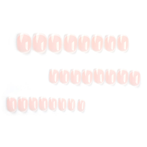 12 Sizes-24 Pcs Press On Nails JP2371