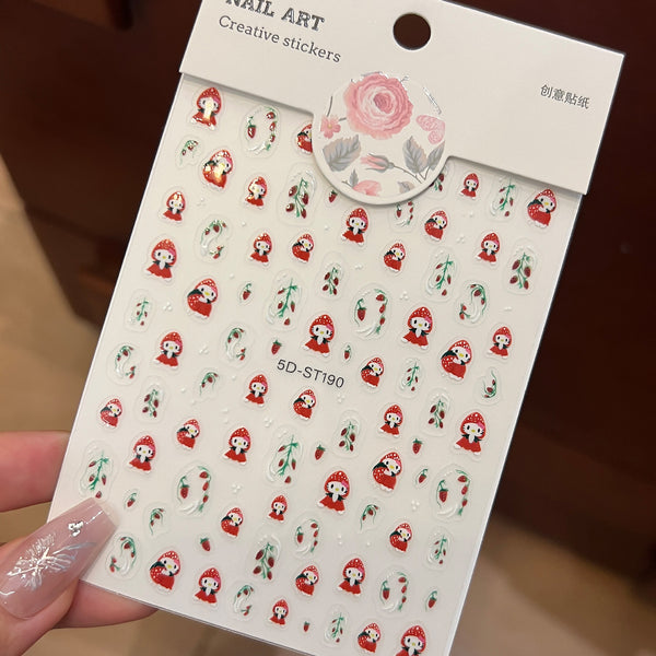5D Nail Art Sticker 5DST190