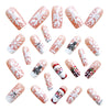 12 Sizes-24 Pcs Press On Nails Y1208