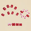 12 Sizes-24 Pcs Press On Nails Y1183