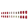 12 Sizes-24 Pcs Press On Nails C056
