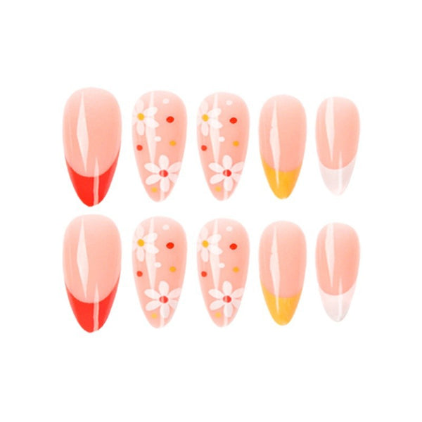 12 Sizes-24 Pcs Press On Nails JP1476