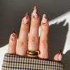12 Sizes-24 Pcs Press On Nails W1822