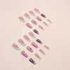12 Sizes-24 Pcs Press On Nails Z724