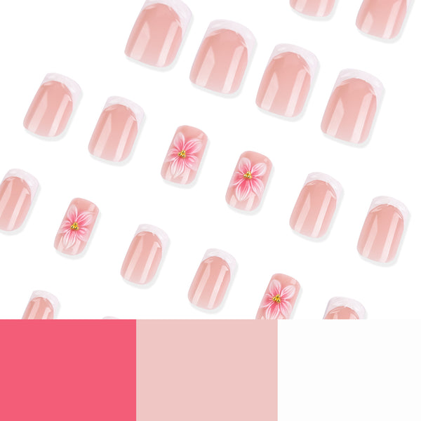 12 Sizes-24 Pcs Press On Nails JP4402