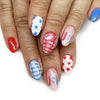 12 Sizes-24 Pcs Press On Nails C910