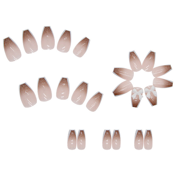 12 Sizes-24 Pcs Press On Nails Z238