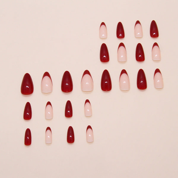12 Sizes-24 Pcs Press On Nails W1871