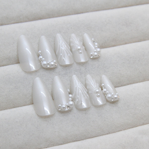 12 Sizes-24 Pcs Press On Nails Z959