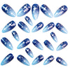 12 Sizes-24 Pcs Press On Nails Y1762