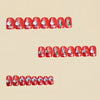 12 Sizes-24 Pcs Press On Nails Y1268