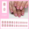 12 Sizes-24 Pcs Press On Nails C1651