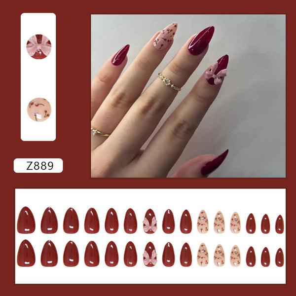 30 Pcs Press On Nails Z889