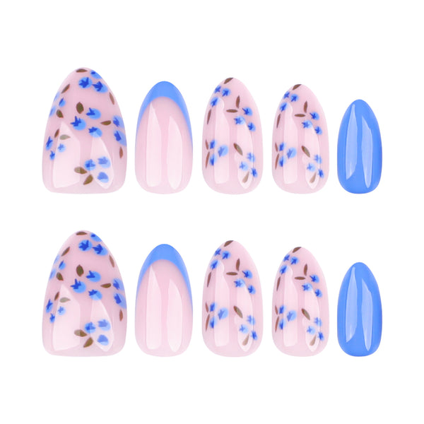 12 Sizes-24 Pcs Press On Nails JP3711