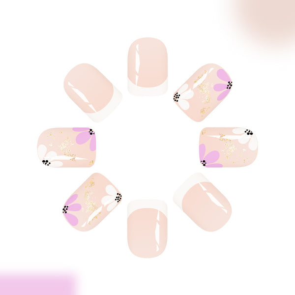 12 Sizes-24 Pcs Press On Nails C1032