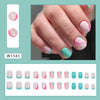 12 Sizes-24 Pcs Press On Nails W1343