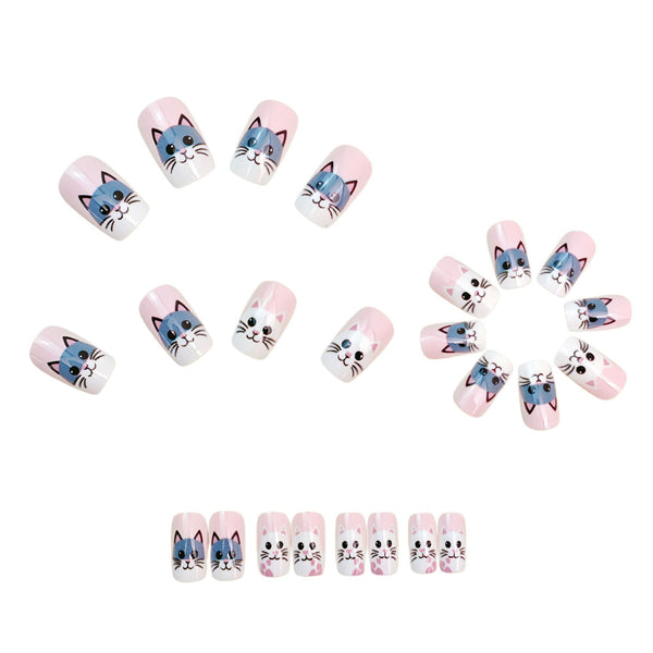 12 Sizes-24 Pcs Press On Nails Y1861