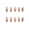 12 Sizes-24 Pcs Press On Nails Z076