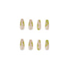 12 Sizes-24 Pcs Press On Nails R300