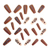 12 Sizes-24 Pcs Press On Nails Y1000